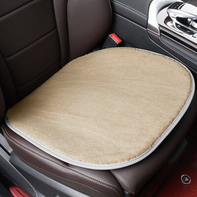 

Wufu Jinniu velvet single-piece non-slip cushion plush small square pad car seat comfortable rice