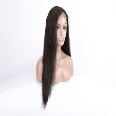 

Star Show Hair 7A Brazilian Virgin Hair Straight Full Lace Wig For Black Women Human Hair Lace Wig Pre Plucked With Baby Hair