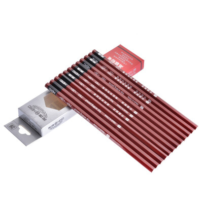 

Hero (HERO) student pencil 7101-2B black red [12 packs]