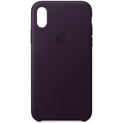

iPhone X Leather CaseMobile ShellMobile Phone Case - Eggplant Purple