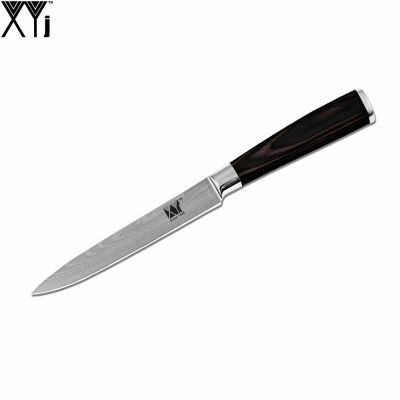 

Christmas Gift 5" Utility Kitchen Knife 7CR17 Stainless Steel Beauty Veins Blade Color Wood Handle XYj New Year Kitchen Tools