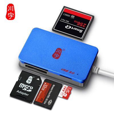 

Chuan Yu USB30TF SD CF MS card multi-function high-speed card reader C368 15cm