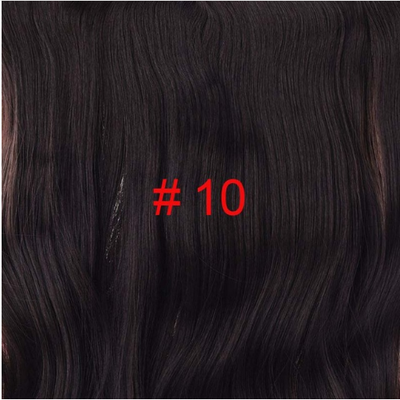 

Wavy Clip in Hair 4 Clips 190g/pc Heat Resistant Fiber 24 inch Stretched Pure Color Synthetic Hair Extensions for Women