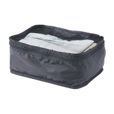 

Netease strict selection of woven fabric foldable travel storage bag multi-function durable travel travel clothing portable storage bag sorting bag finishing bag black small single layer