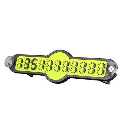 

With jun creative move the phone number plate temporary parking cassette luminous hidden license plate turntable adjustment