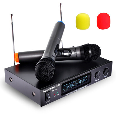 

Newman Newmine DM-669 wireless microphone microphone computer K song conference one drag two wireless microphone