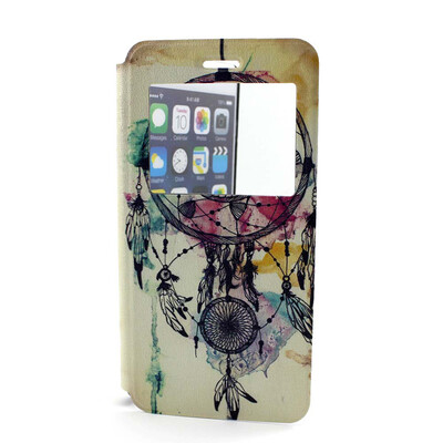 

Mulit-Pattern Matte Flip Skin Case Protective Shell Cover For iPhone 6 Plus 55" - Two Balls