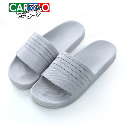 

Card Di Le crocodile four seasons men&women home slippers bathroom bath non-slip one soft bottom indoor home beach couple sandals male K7DXY8827 blue 260 40-41