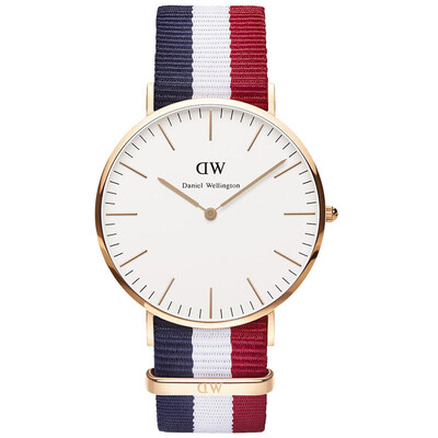 

Daniel Wellington (Daniel Wellington) DW мужской стол циферблат 40мм нейлон ремешок золотой край тонкий кварцевый мужской смотреть 0103DW (DW00100003)
