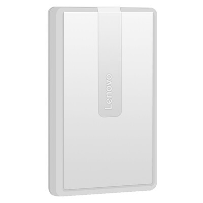 

Lenovo F500 mobile hard disk 1TB compact&light 25-inch USB30 high-speed shockproof 1T mobile hard disk ivory white