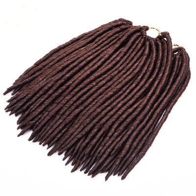 

12 inch Synthetic Braids Hair 24 Roots Faux Locs Crochet Hair Extensions 1 pack