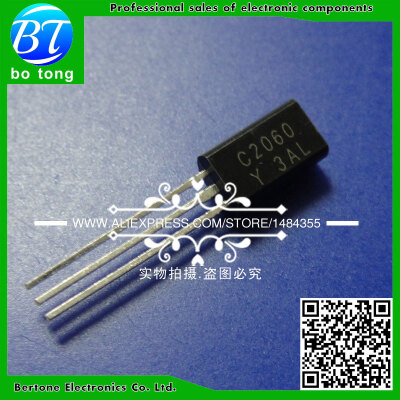 

Free shipping 2SC2060 C2060 2060 NPN Transistor TO-92L Triode Power Transistor 20pcs/bag