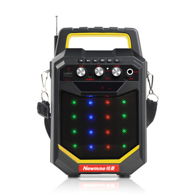 

Newman K66 Outdoor High Power Square Dance Аудио сабвуфер Bluetooth Портативная акустическая система Динамик громкоговорителя Красный