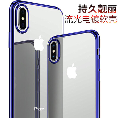 

KOOLIFE Apple X Mobile Shell Cover iPhone X Transparent Shell Camera Protection Shatterproof Shell For Apple iPhone X Blue