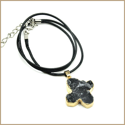 

1 PCS Yumten Necklace Women Colares Gemstone Pendant Necklace Pendant Flower Shape Kolye Colar Choker Kadin Kolye Collana Natural