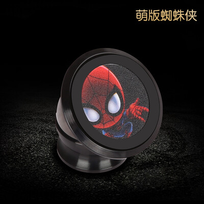 

Marvel multi-function magnetic car phone bracket car navigation device air outlet car dashboard suction cup bracket alloy bracket Marvel black gold iron man