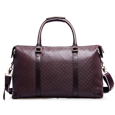

PKuone® Brand 2016 New Fashion Genuine Leather Handbag Waterproof Outdoor Travel Bags Large Capacity Mens Travel Bags Bag