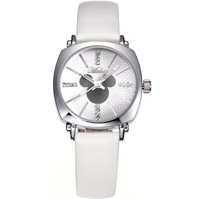 

Disney (Disney) fashion ladies watch Korean belt Mickey student watch female gold gold quartz Disney girl children watch 79201