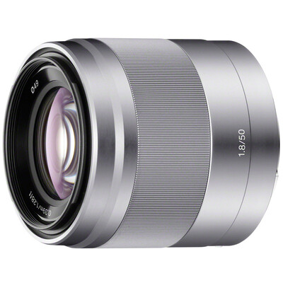 

Sony SONY E 50mm F18 OSS APS-C frame fixed focus lens silver SEL50F18