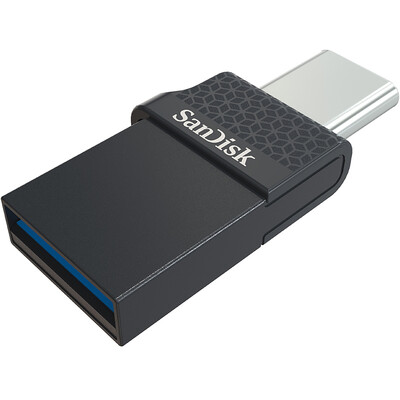 

SanDisk 32GB Type-C USB20 U disk DDC1 cool black portable dual interface one object two