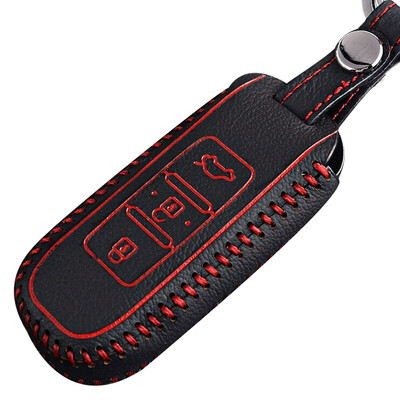 

Huashi Toyota Highlander key bag hand sewing smart two-button black special steam key set keychain