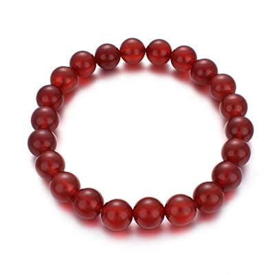 

Yoursfs® Mala Bracelet Onyx Round Reiki Beads Bracelets Healing Stone Faith Bangles 6MM