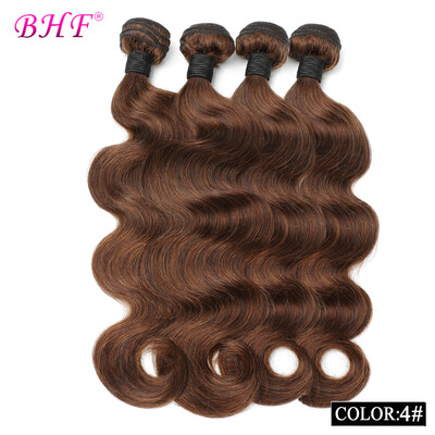 

BHF Hair 8A Grade Brazilian Virgin Hair Body Wave 4 Bundles 4 Ombre Hair Extensions