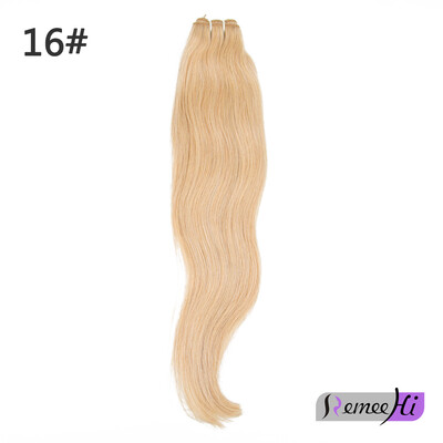 

Remeehi Full Head 16"24" Thick Invisible Miracle Wire Flip In Remy Human Hair Extensions Any Colors 120g Width 28CM