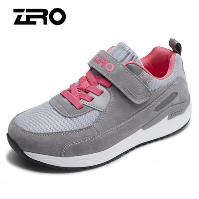 

Zero degree ZERO men&women sports outdoor middle-aged walking slip shock absorption casual old shoes Y73100 female pink 37