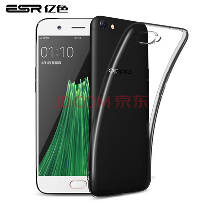 

Миллиард цветов (ESR) OPPO R9S Плюс телефон оболочки / защитный рукав все включено прозрачной силиконовой мягкой оболочки падение сопротивления раннего черного цвета желе серии подходит для -Oppo R9S Plus
