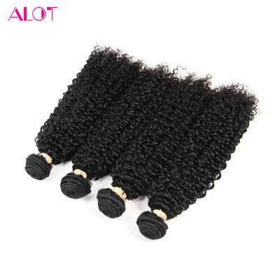 

Alot Brand Indian Hair Unprocesse Human Kinky Curly Hair 4 Bundles Kinky Curly No Shedding No Tangle