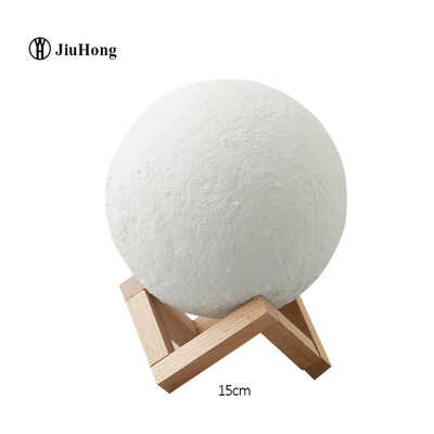 

Rechargeable Moon Light Lamp 2 Color Change Touch Switch 3D Print For Baby kids Gift Home bedroom Decor LED lamp