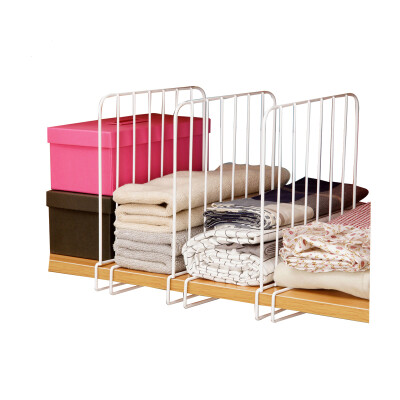 

ORZ 3 x Closet Wire Shelf White Divider Clothing Storage Wardrobe Cupboard Organizer Chest Drawer Clothes Storage Rack