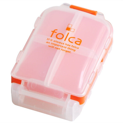 

Jingdong supermarket] YAMADA imported drug storage box travel portable finishing box orange