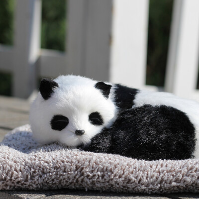 

Cheung figure car ornaments simulation doll cats&dogs active bamboo charcoal package in addition to odor removal of formaldehyde car air purification nano-mine crystal panda