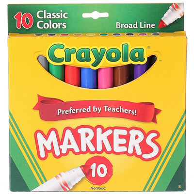 

painted children music Crayola painting tools brush pen diy toys children stationery 10 color rough art watercolor pen 58-7722