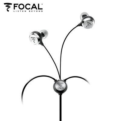 

FOCAL SphearS In-Ear HIFI Headphone Support Call Control Silver Black