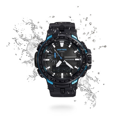 

CASIO часы PROTREK мужской солнечный альпинизм наружный компас спортивные часы электрические волны кварцевые часы PRW-6100Y-1A