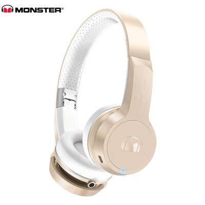 

Монстр (монстр) Четкость Ling Xi Окончательный Универсальный беспроводной Bluetooth гарнитуры телефон гарнитура с уличной музыки гарнитура моды золота