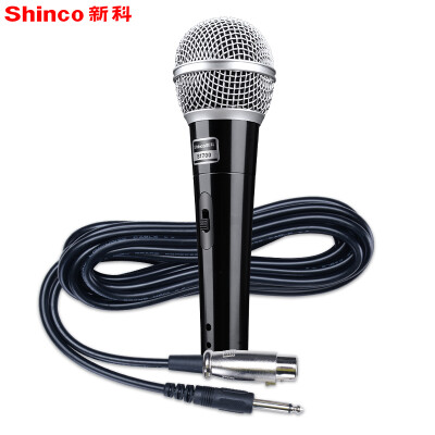 

Shinco S1700 Dynamic Microphone Family KTV Concert Karaoke Conference Speech Special Wired Microphone Black