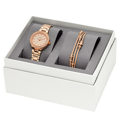 

Fossil watch steel belt ladies watch business casual simple quartz watch fashion watch ES4337SET