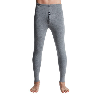 

Playboy alpaca warm pants men plus velvet thickening long pants men warm leggings men deep gray ash XXL