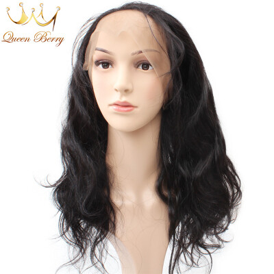 

Queen Berry Good Quality Body Wave Malaysian Virgin Human Hair 360 Lace Closure 100% Uprocessed Human Hair 360 Lace Closure