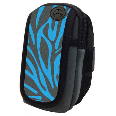 

Gaga Lin mobile phone arm bag wrist bag running bag arm with running arm arm arm plate blue spot pattern