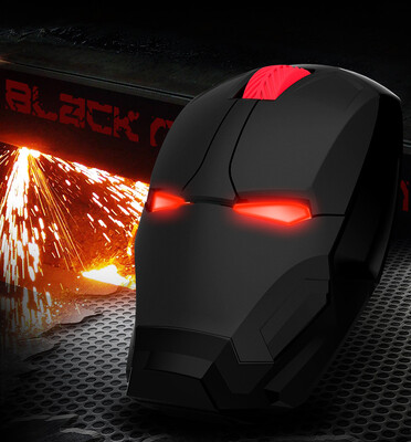 

Hongsund 2017 Recommend Iron Man Mouse Wireless Mouse Gaming Mouse gamer computer mice Free shipping
