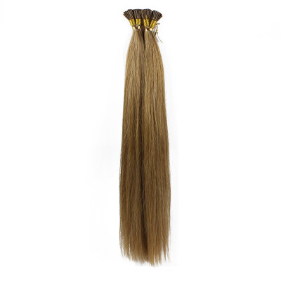 

1gs 100g Human Virgin Hair 16 Light Blonde Straight Keratin Stick I-tip Hair Extensions