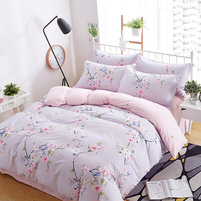 

Brata Four piece suit Whole cotton Bedding Kit Bed sheet quilt