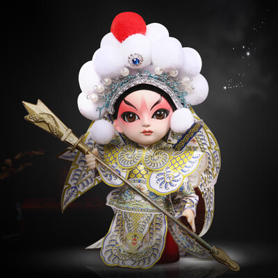 

Weilong Peking Opera Deaf Doll Puppet Decoration Chinese Style Crafts Gifts Foreign Affairs Abroad Gifts Send Foreigners Yang Zongbao