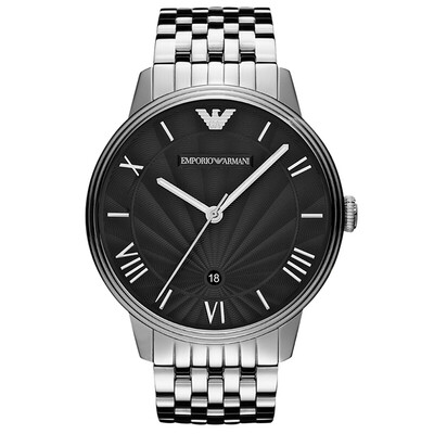 

Emporio Armani часы кожаный ремешок бизнес мода простой мужской часы AR1973