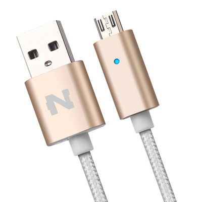 

Nuoqi 1007 Micro Andrews mobile phone data cable charging line 15 m soil Hao gold for Samsung millet charm blue 3S 360 N4S Huawei OPPO R9 VIVO X7